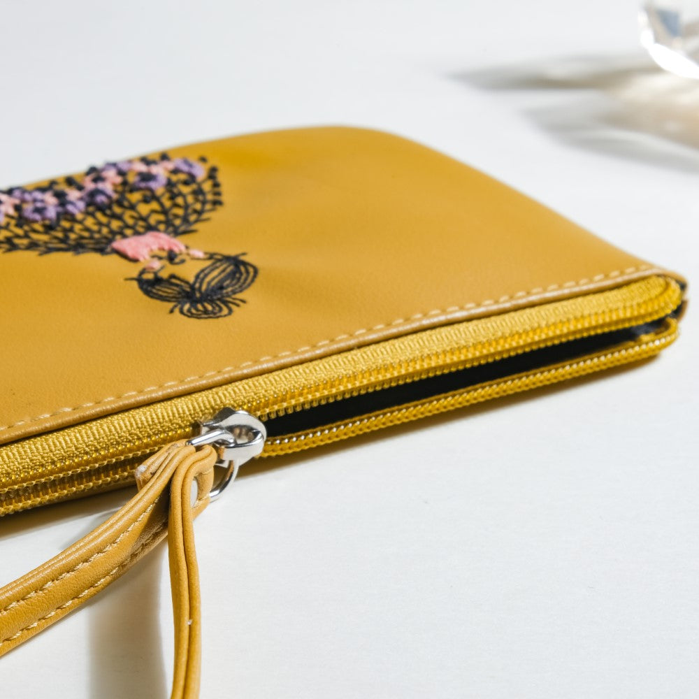 Blushing Ballerina Coin Purse Yellow Nestasia