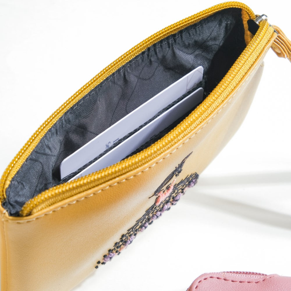 Blushing Ballerina Coin Purse Yellow Nestasia