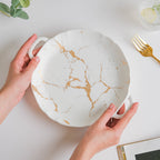 Marble Plate With Handles 8.5 Inch Nestasia
