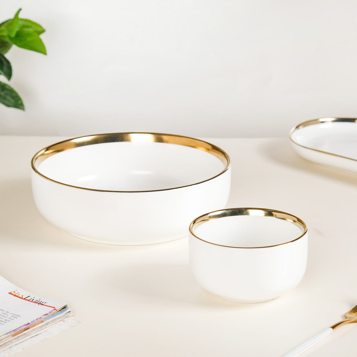 VERA White Bowls Nestasia