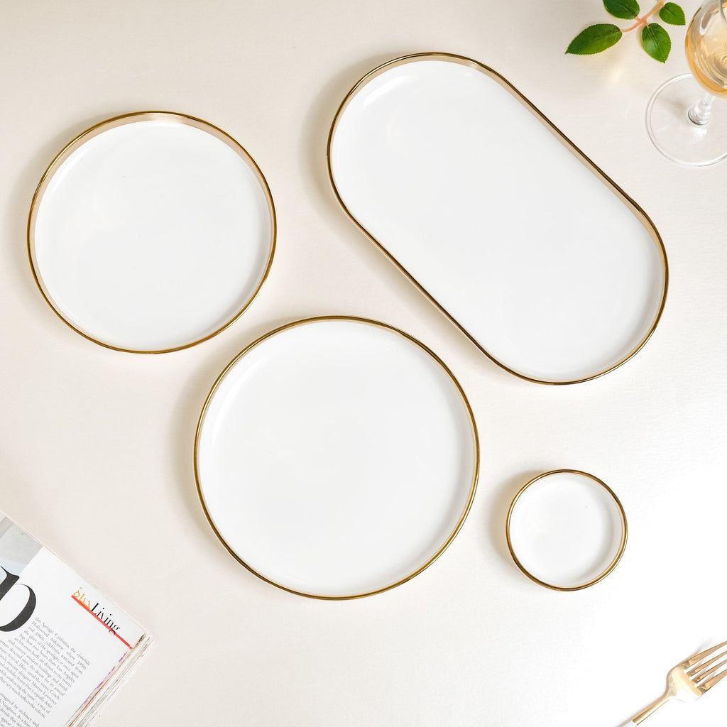 VERA White Plates Nestasia