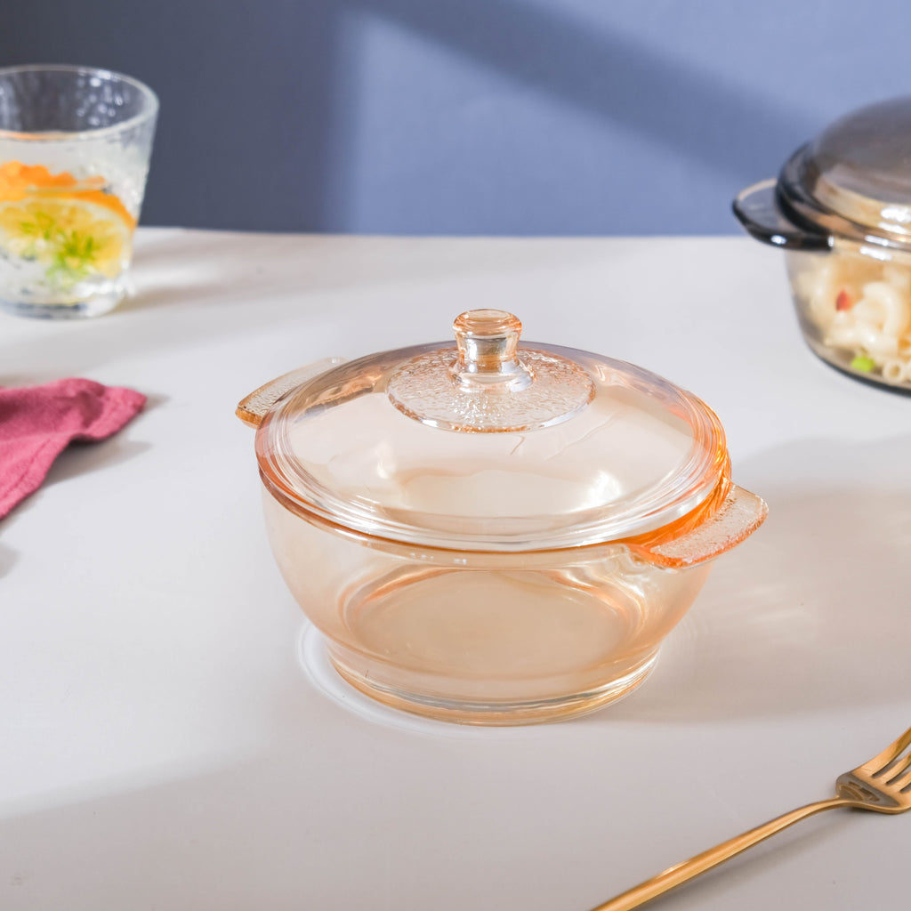Glass Bowl With Lid Nestasia