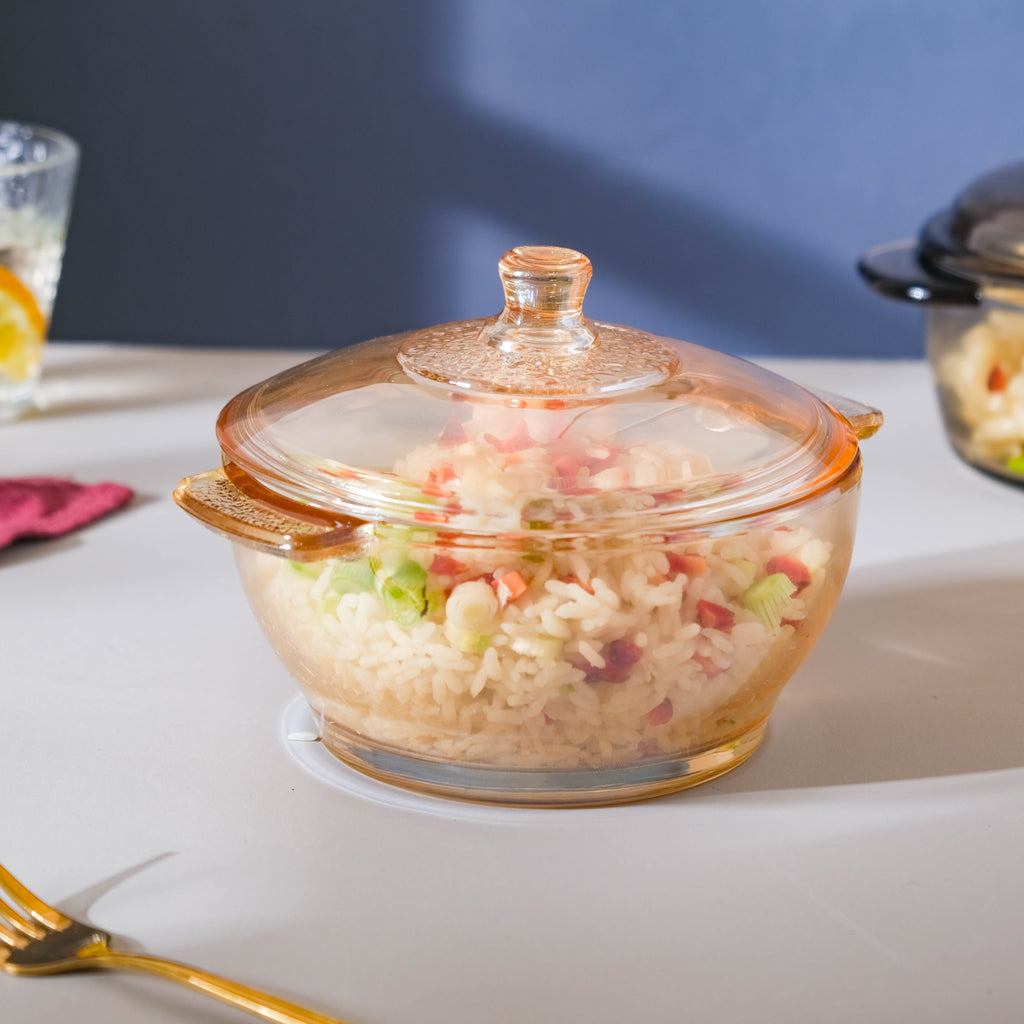 Glass Bowl With Lid Nestasia