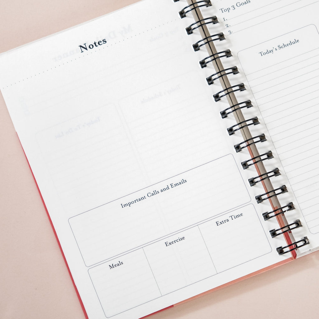 Printed Hardbound Planner And Notepad Set Nestasia