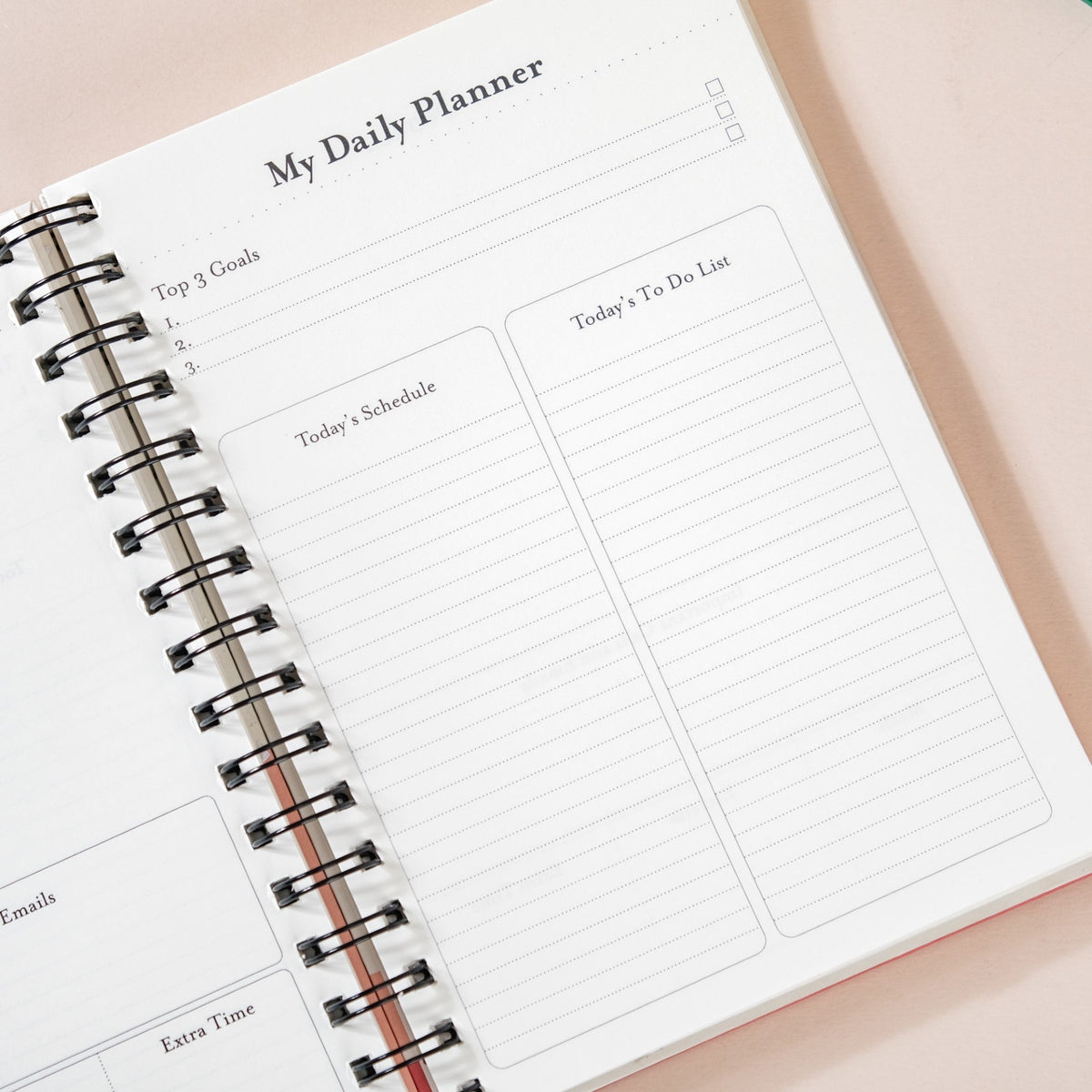 Printed Hardbound Planner And Notepad Set Nestasia