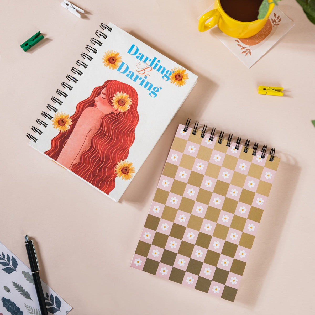 Floral Undated Planner & Notepad Set Nestasia
