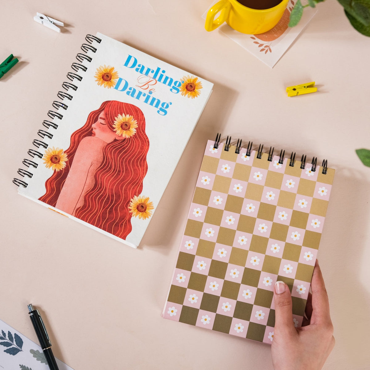 Floral Undated Planner & Notepad Set Nestasia