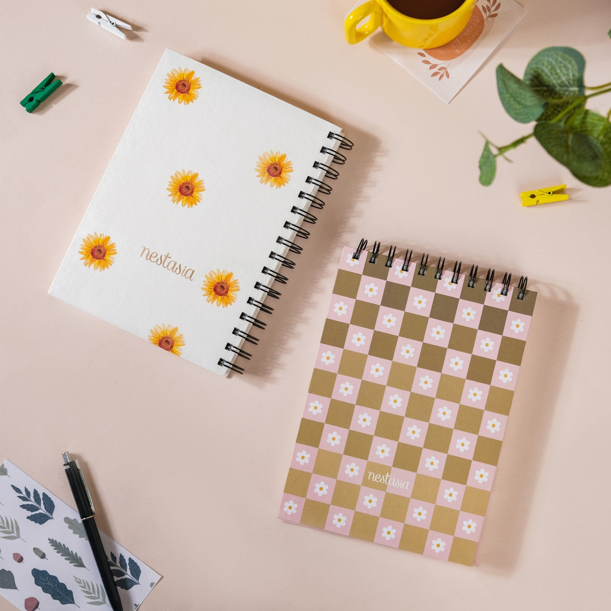 Floral Undated Planner & Notepad Set Nestasia