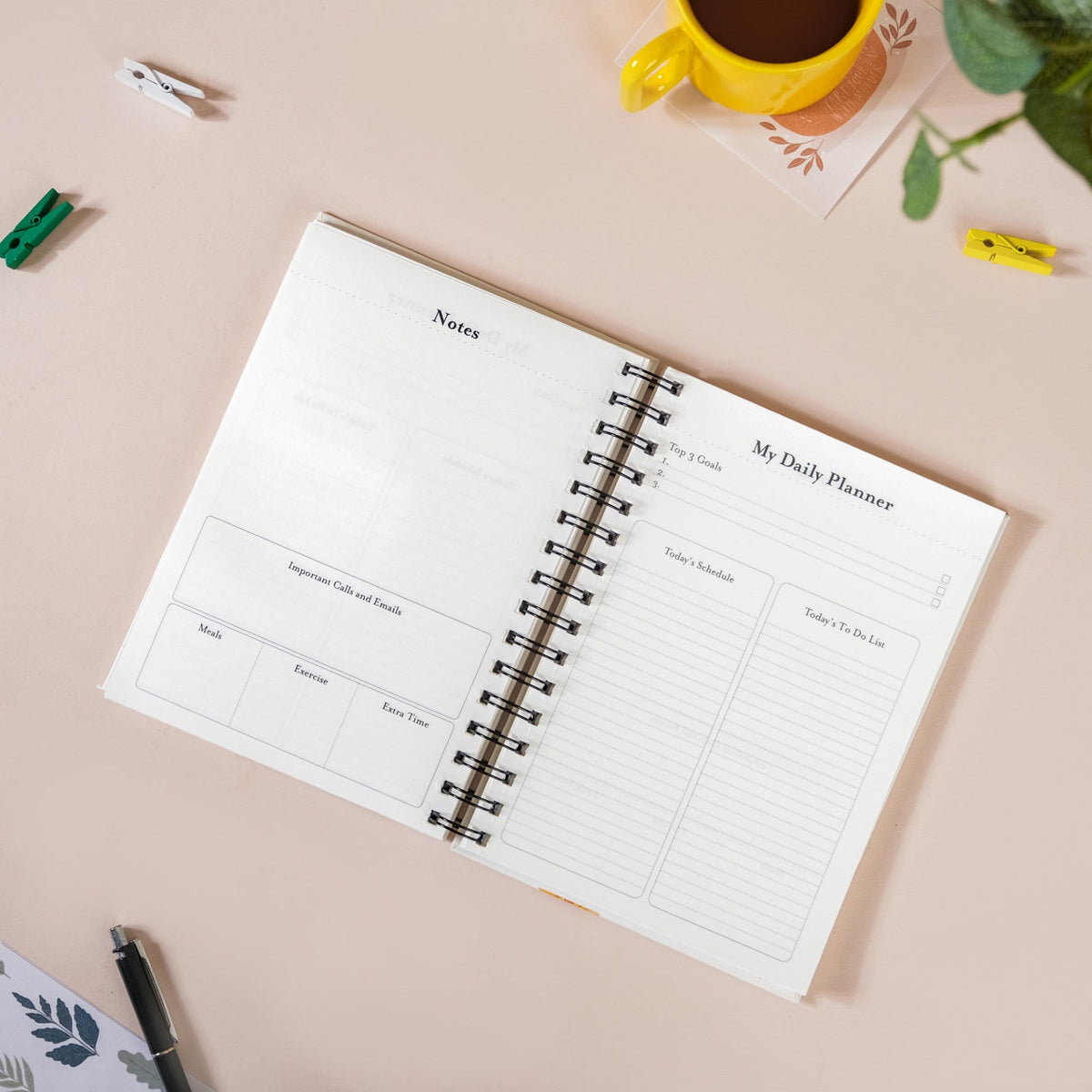 Floral Undated Planner & Notepad Set Nestasia