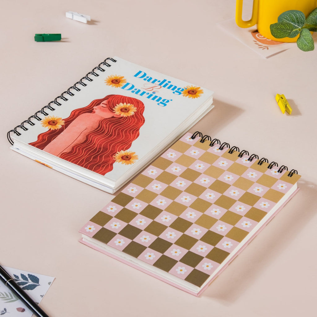 Floral Undated Planner & Notepad Set Nestasia