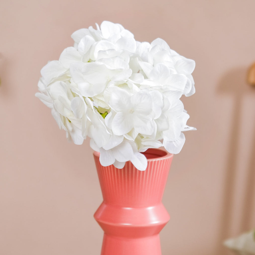 Artificial Hydrangea White Nestasia