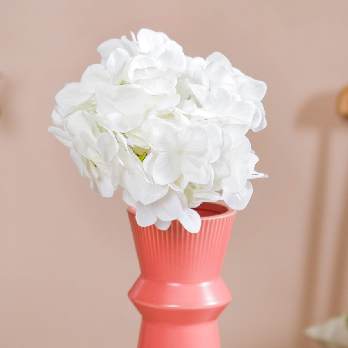 Artificial Hydrangea White Nestasia