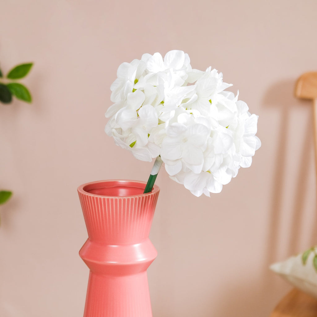 Artificial Hydrangea White Nestasia