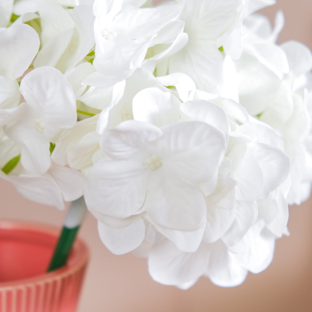 Artificial Hydrangea White Nestasia