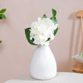 Hydrangea With Leaves White Nestasia