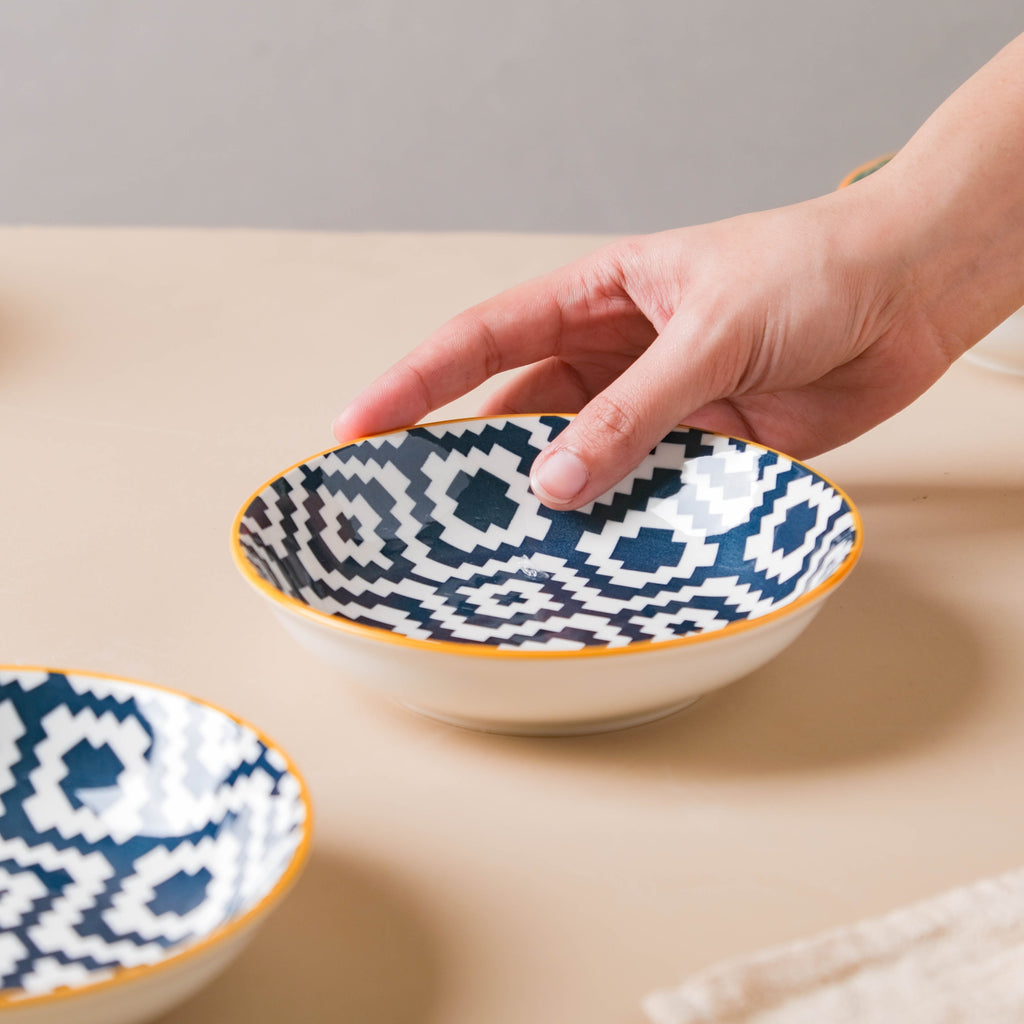 Mandala Snack Dish Set of 2 Nestasia
