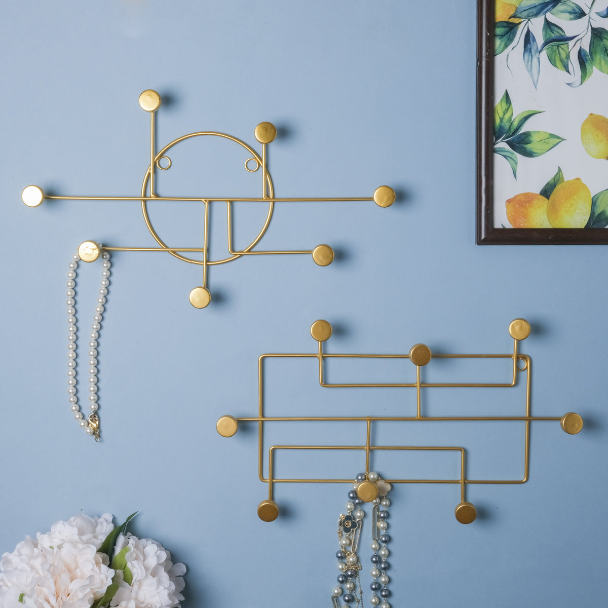 Gold Wall Hook - Large Nestasia