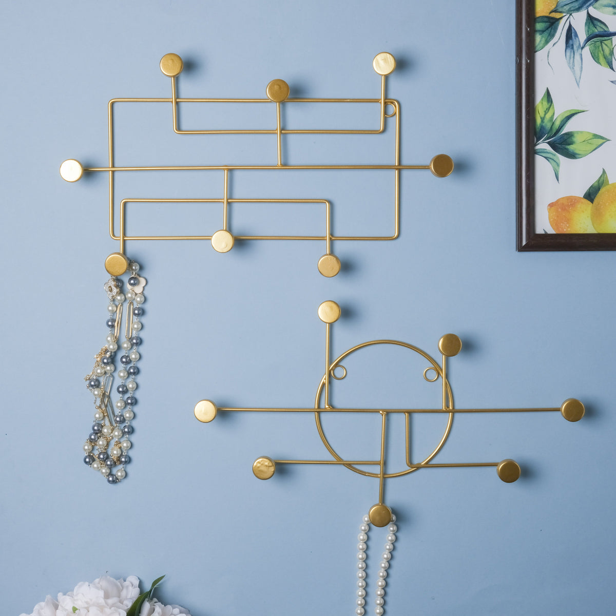 Gold Wall Hook - Large Nestasia