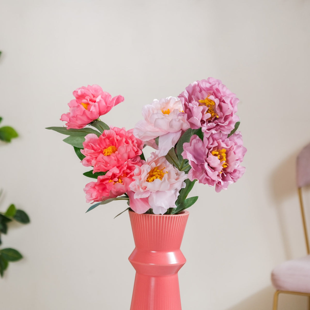 Colorful Peony Stems Nestasia