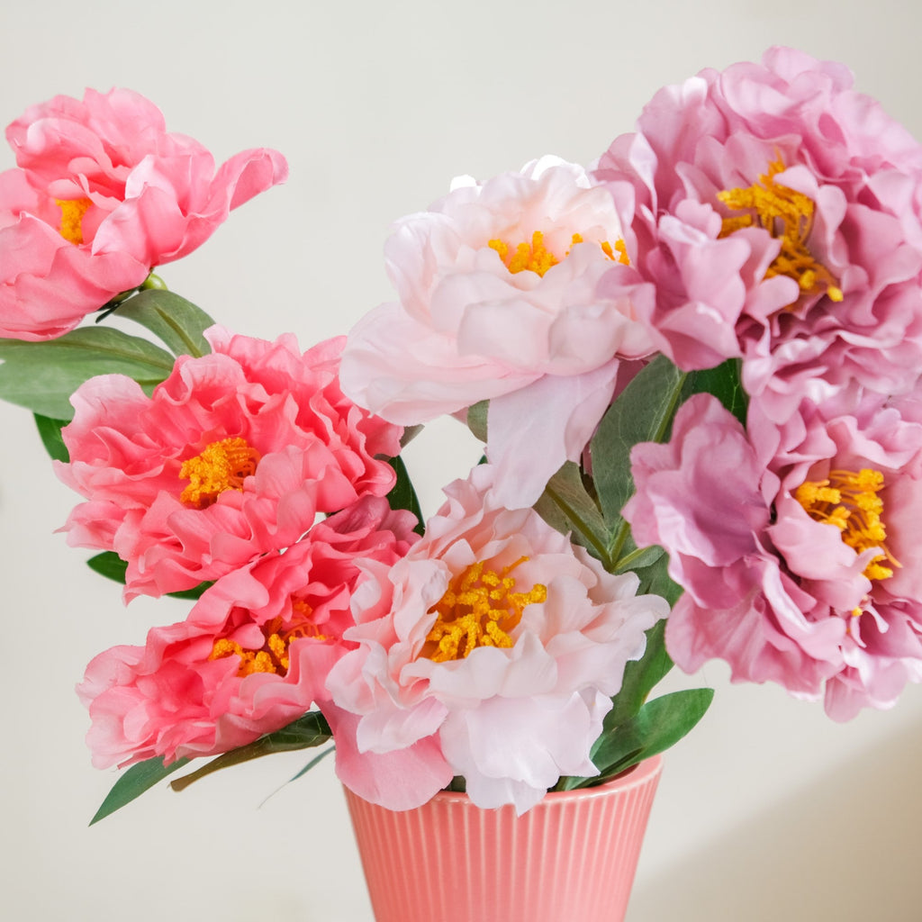 Colorful Peony Stems Nestasia