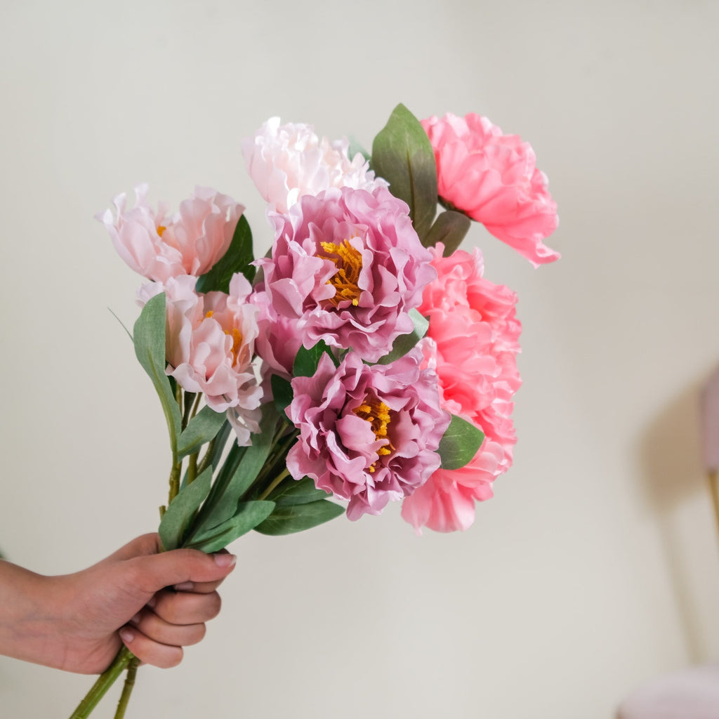 Colorful Peony Stems Nestasia