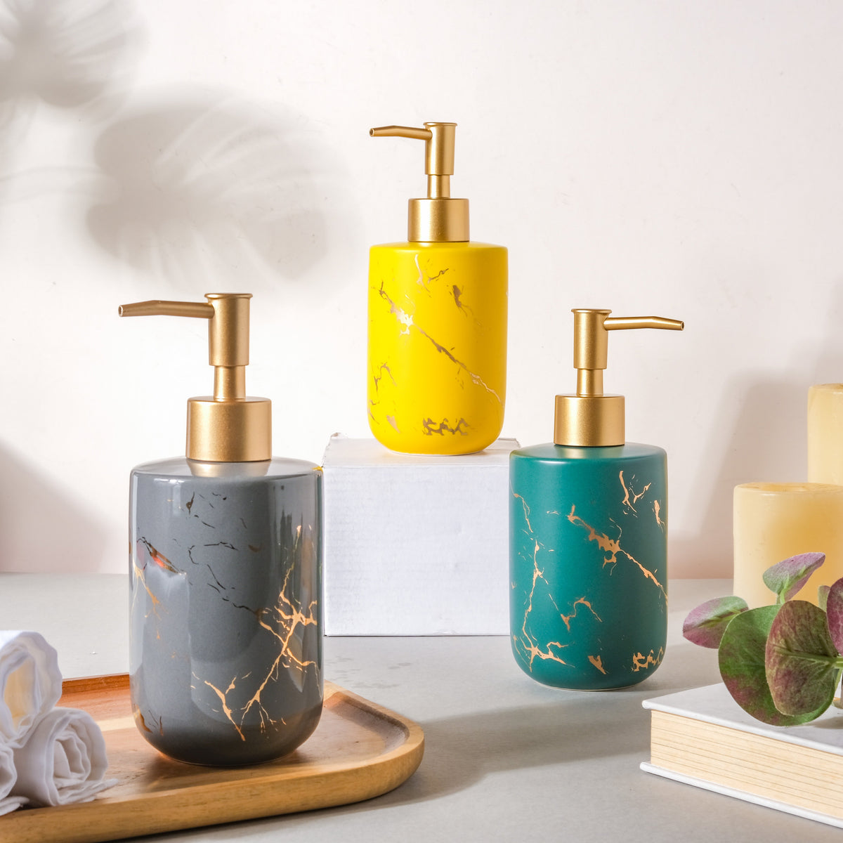 Ceramic Pump Dispenser Bottle Nestasia