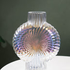 Shimmer Shell Design Glass Vase Small Nestasia