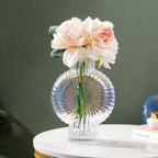 Shimmer Shell Design Glass Vase Small Nestasia