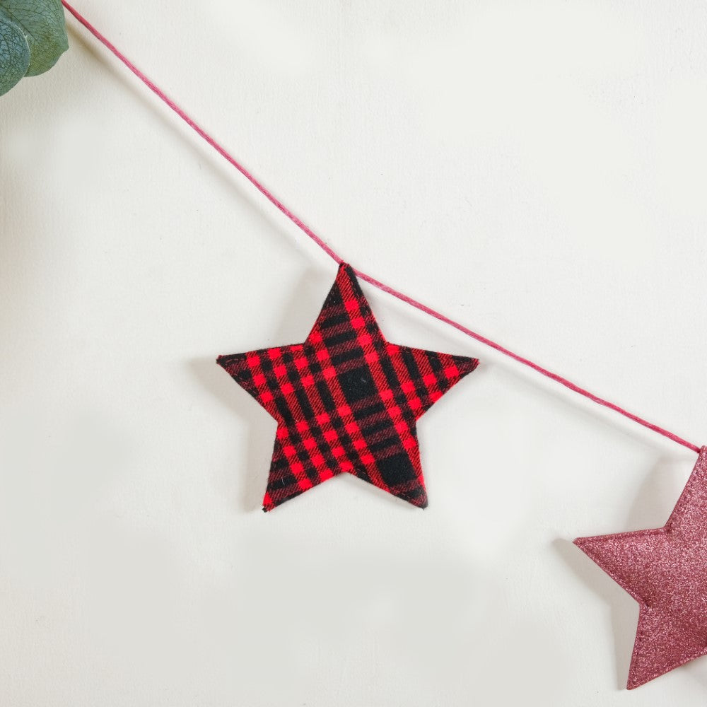 Star Bunting For Christmas 98 Inch Nestasia