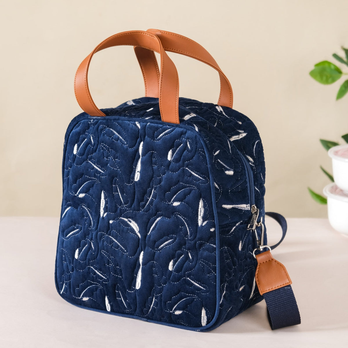 Multipurpose Tiffin Bag Navy Blue Nestasia