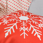 Christmas Velvet Snowflake Cushion Cover 16 X 16 Inch Nestasia