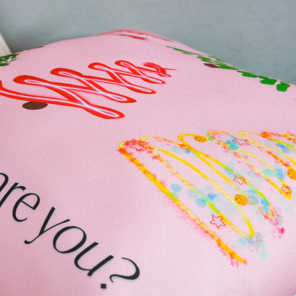 Festive Tree Cushion Cover 16 X 16 Inch Nestasia