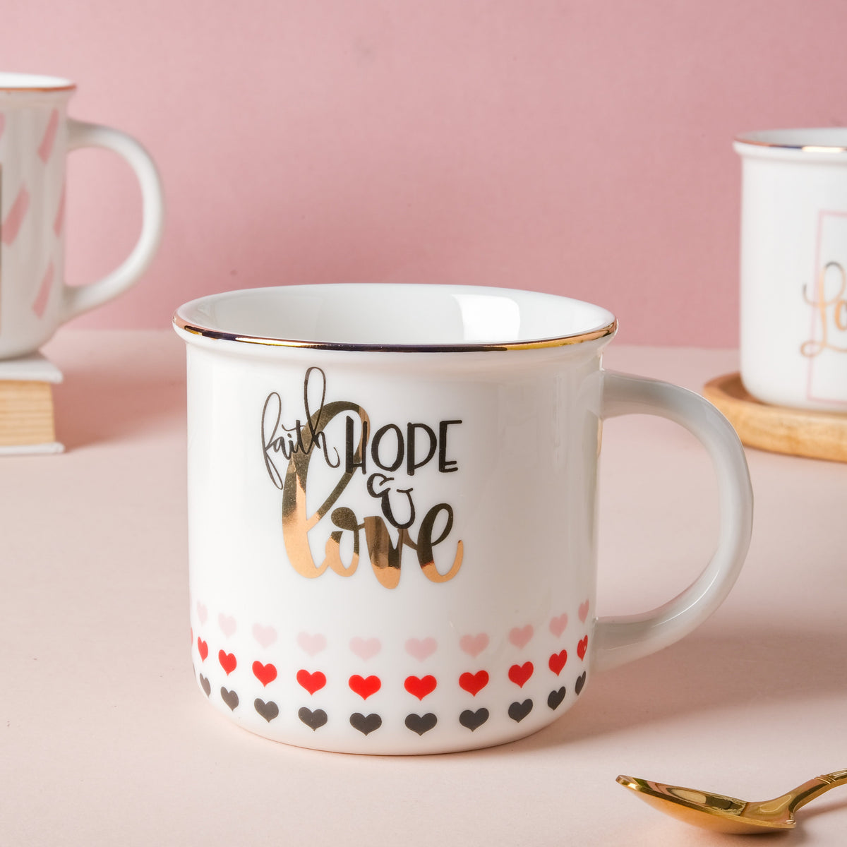 White Mug for Coffee Nestasia