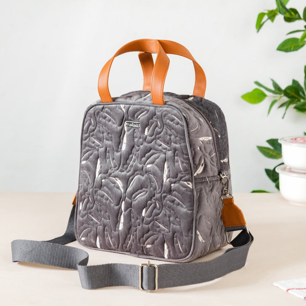 Heat Insulated Lunch Bag Grey Nestasia