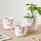 Rainbow Round Pot Medium Nestasia