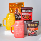 Sweetness Overloaded Mug & Hot Chocolate Gift Hamper Set Of 5 Nestasia