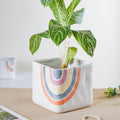 Rainbow Square Pot Large Nestasia
