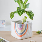 Rainbow Square Pot Large Nestasia