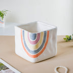 Rainbow Square Pot Large Nestasia