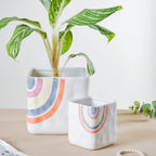 Rainbow Square Pot Small Nestasia