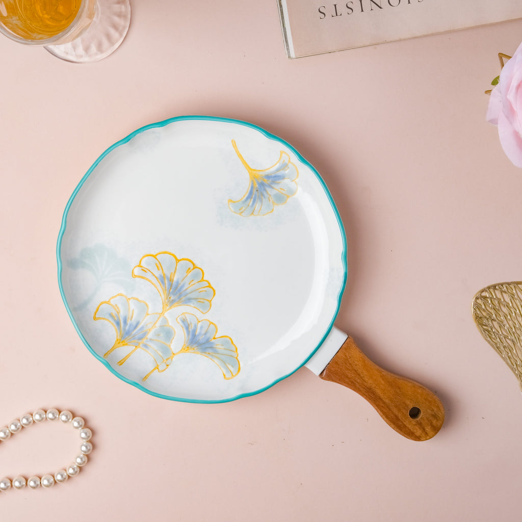 Floral Circular Bbq Plate Small Nestasia