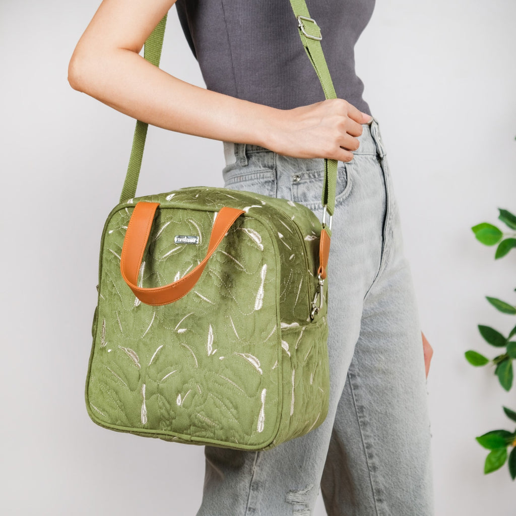 Insulated Lunch Bag For Office Green Nestasia