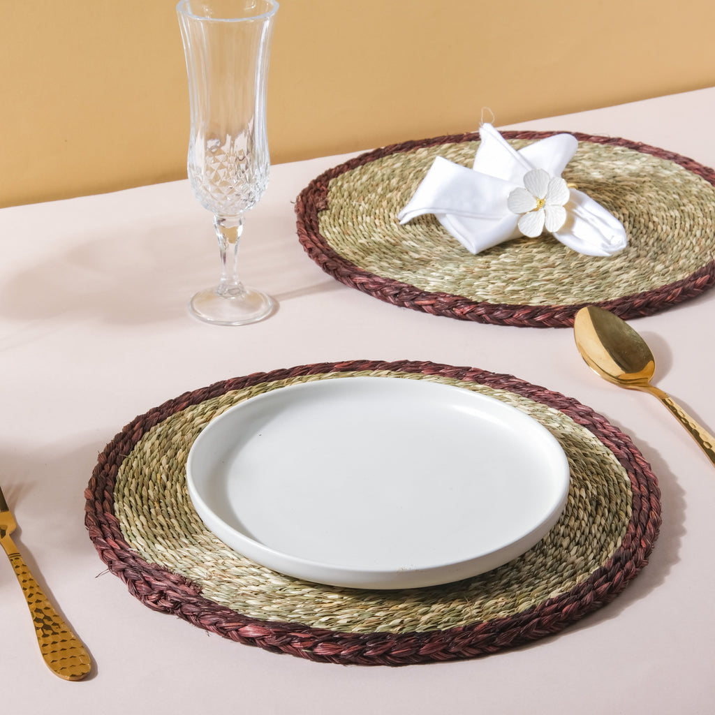 Round Sabai Trivet Brown Nestasia