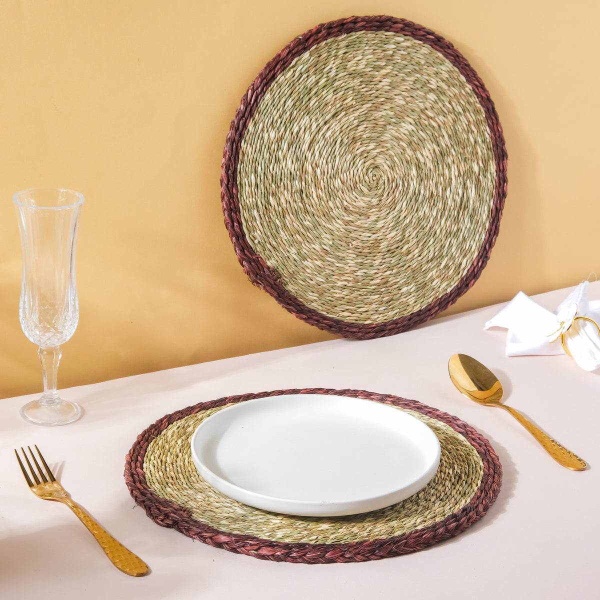Round Sabai Trivet Brown Nestasia