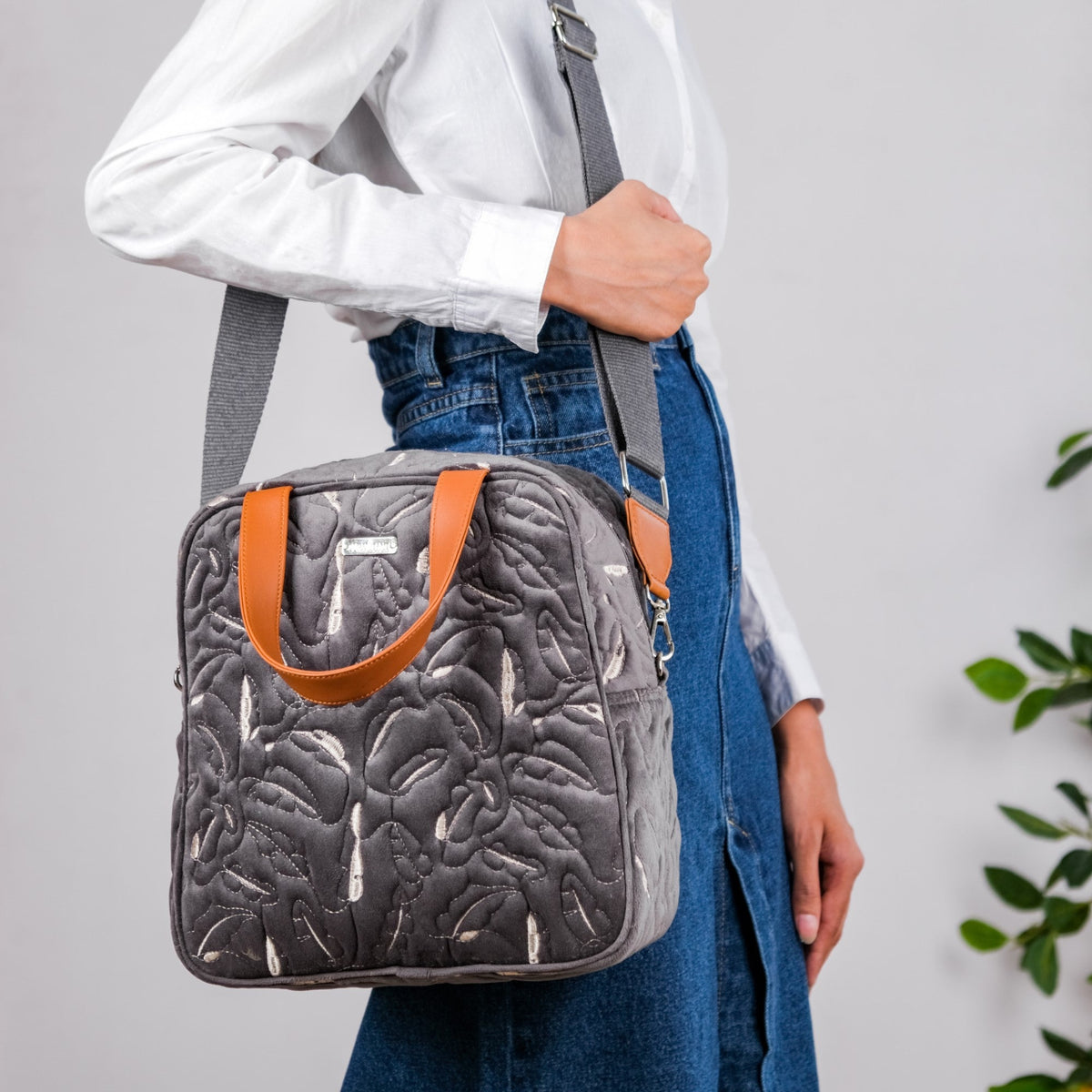 Heat Insulated Lunch Bag Grey Nestasia