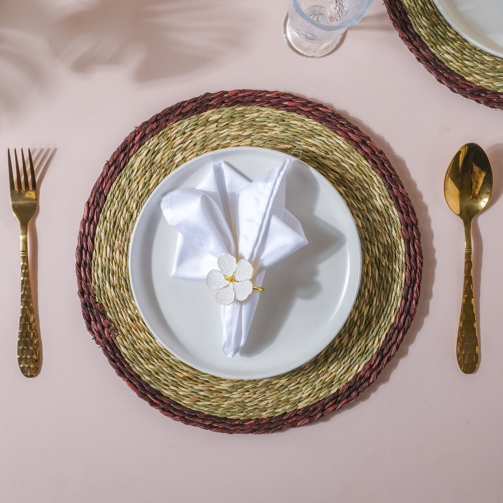 Round Sabai Trivet Brown Nestasia