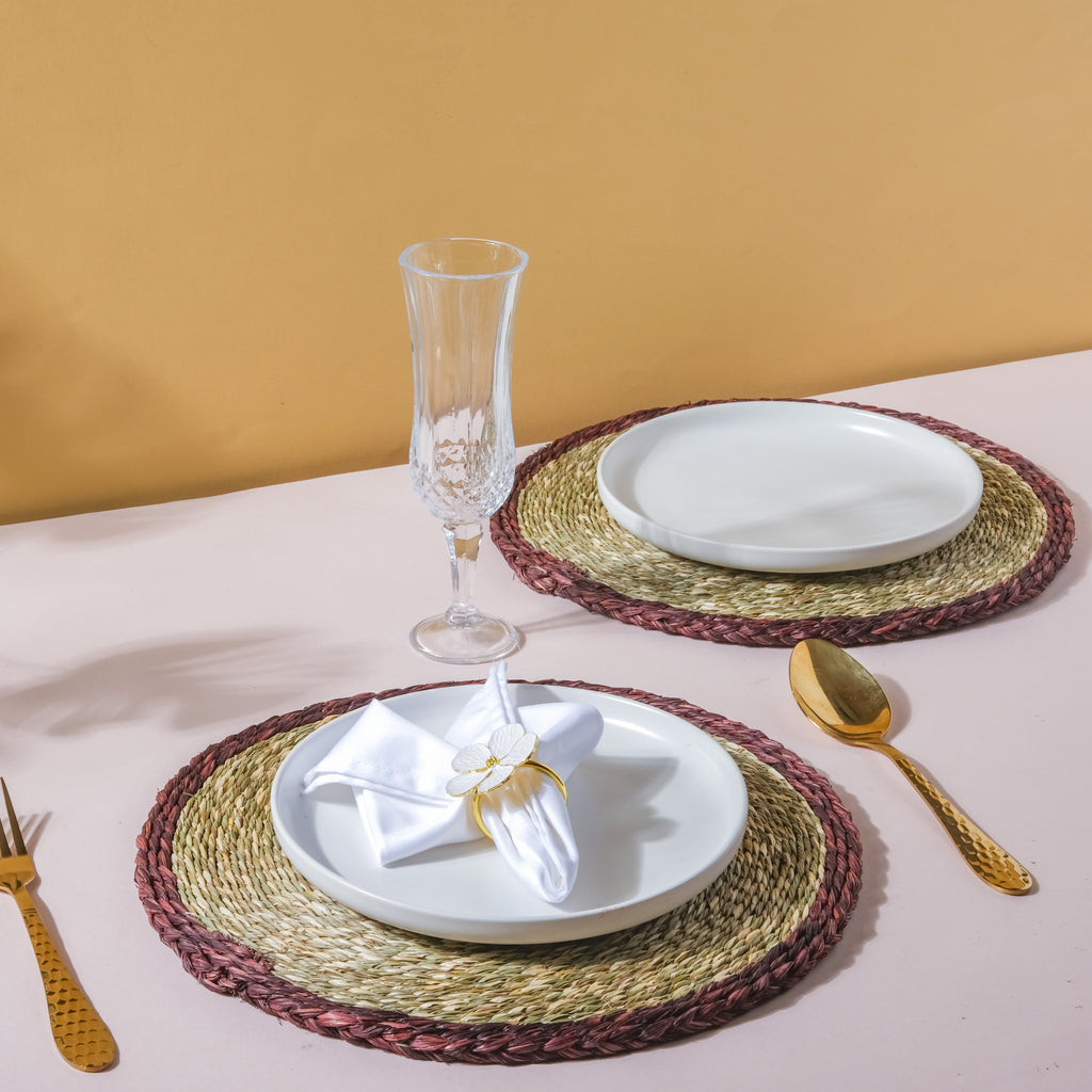 Round Sabai Trivet Brown Nestasia