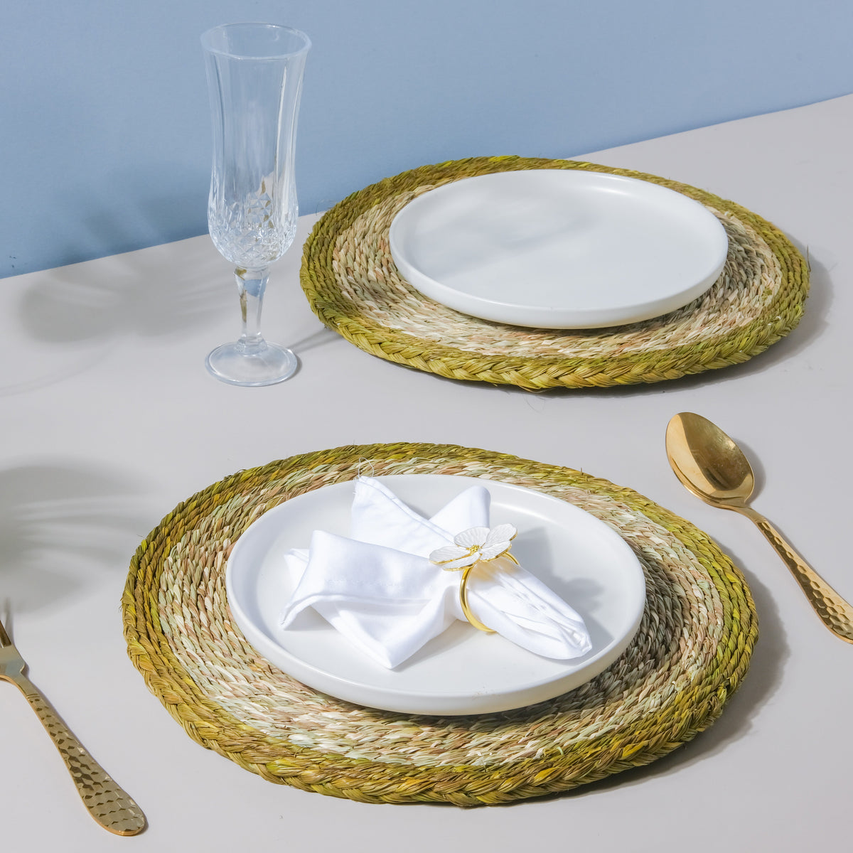 Round Sabai Trivet Green Nestasia