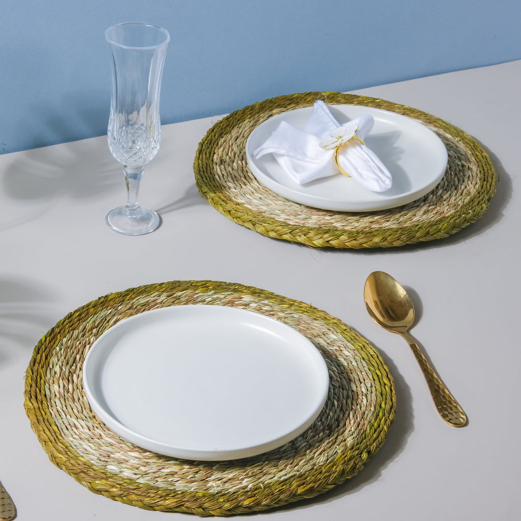 Round Sabai Trivet Green Nestasia
