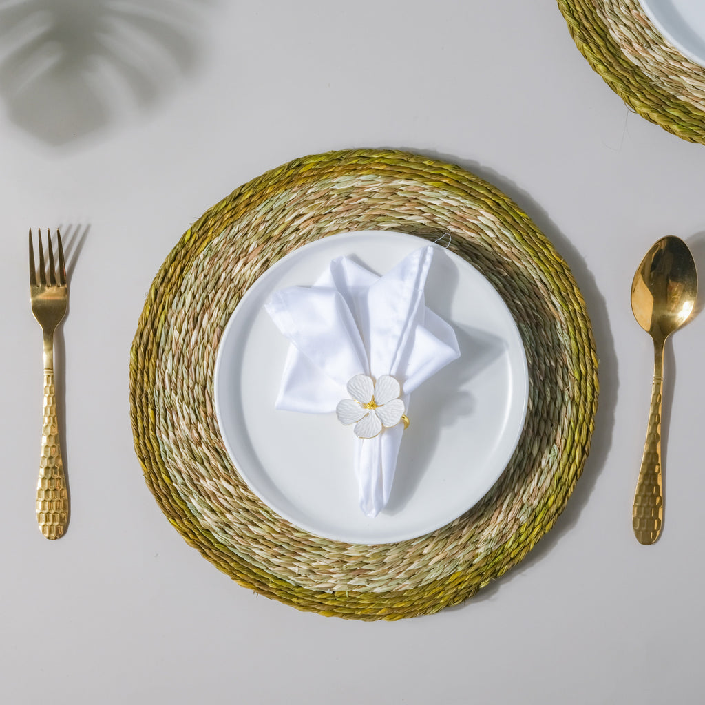 Round Sabai Trivet Green Nestasia